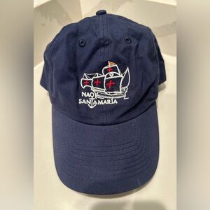 NAO  Santa Maria Cap Hat Navy Blue Velcro Adjustable Nissin Columbus Ship